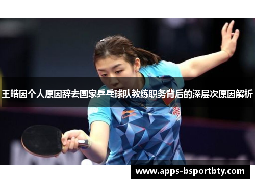 王皓因个人原因辞去国家乒乓球队教练职务背后的深层次原因解析